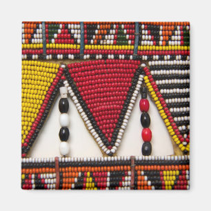 Imã Trabalho Tribal Maasai em Contas