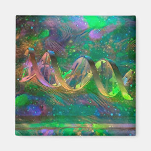 Imã Trabalhos de arte da costa do ADN