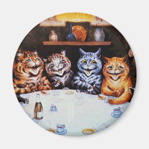 Imã Trabalhos de arte de Louis Wain do partido de