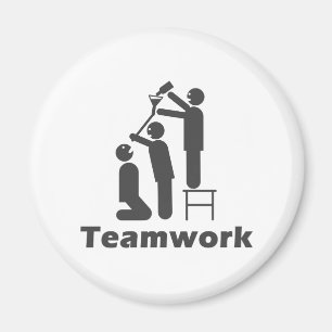 Imã Trabalhos em equipe - mercadoria inspirador