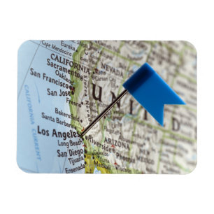 Ímã Trace o pino colocado em Los Angeles, Califórnia