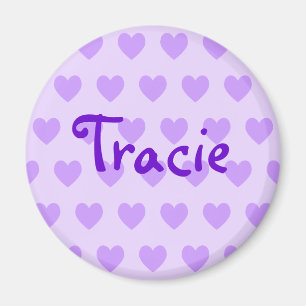Imã Tracie no roxo
