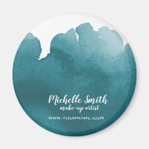 Imã traço do pincel do pincel de cor d'água do abstrat