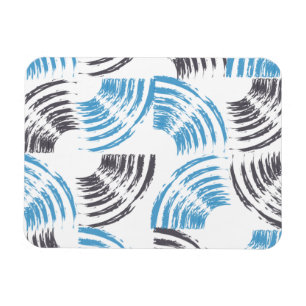 Ímã Traços modernos, legal, de abstrato azul moderno
