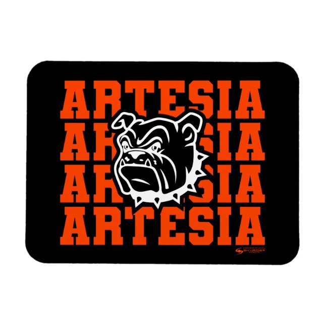 Ímã Tradição de Artesia Bulldog (Horizontal)