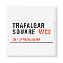Traffic Square, London Street Sign