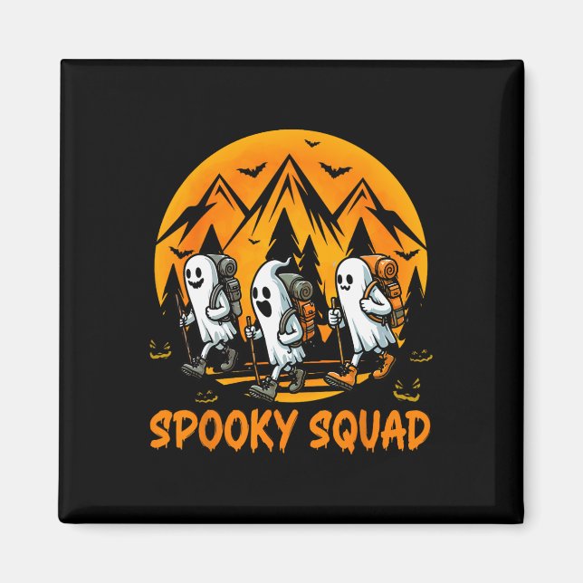 Imã Traje de Equipe Assustadora de Halloween Bicho Pap (Frente)