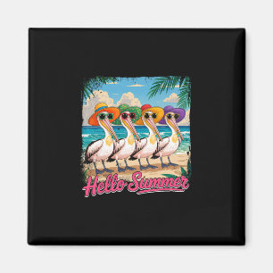 Imã Traje de grupo de férias de verão Pelicanos Single