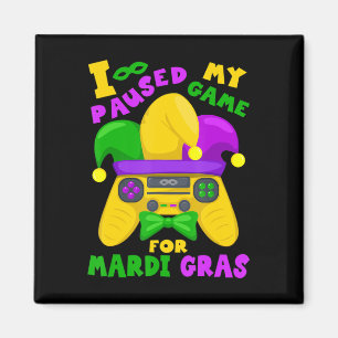 Imã Traje de Mardi Gras para Homens Crianças e Gamer V
