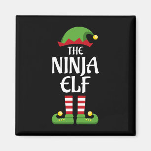 Imã Traje de Natal Família Ninja Elf Combinando Roupas