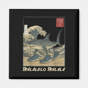 Imã Tralalalero Tralala Shark Italiano Brainrot Mema J