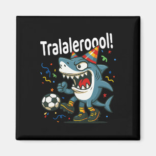 Imã Tralalero Tralala Italian Brainrot Rapazes Futebol