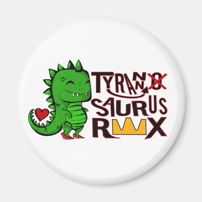 Imã Tranny Saurus Rex (Frente)