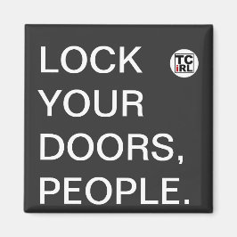 Imã Tranque as portas, pessoas. TrueCrimeIRL