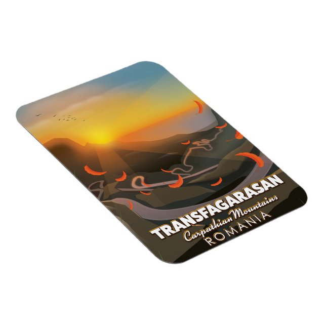 Ímã Transfagarasan,Montanhas Cárpticas, Rodovia Romêni (Lado Direito)