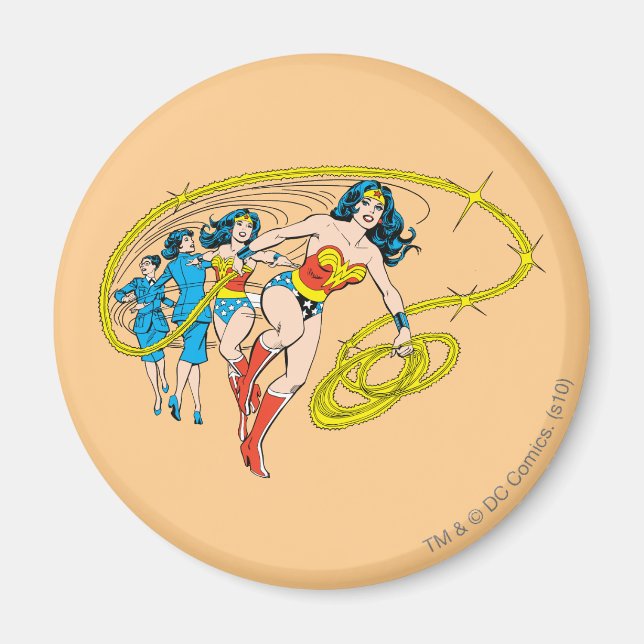 Imã Transformação da Mulher Maravilha (Frente)