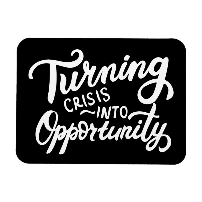 Ímã Transformando A Crise Em Oportunidade (Horizontal)