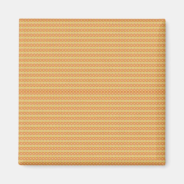 Imã Transforme seu espaço atordoante Laranja e Amarelo (Frente)