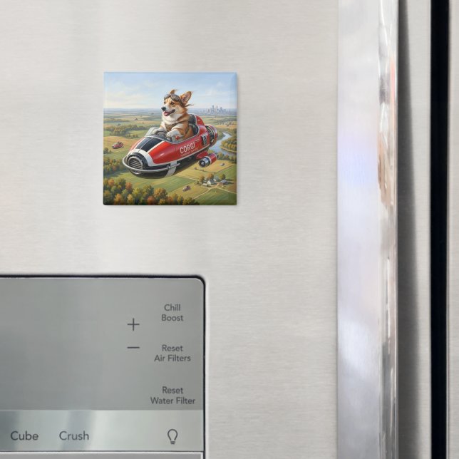Imã Transportador de Corgi (In Situ (Fridge))