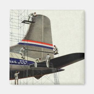 Imã Transporte do vintage, manutenção para aviões