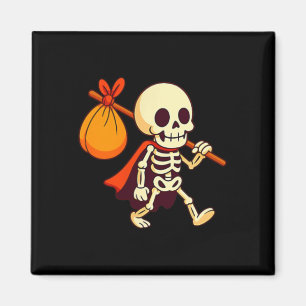 Imã Trapaceiro Ou Esqueleto Camisa Cuta Halloween Boy