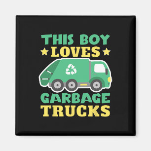 Imã Trash Trucks Toddler Garge Kids