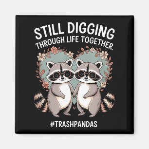 Imã Trashpandas Ainda Cavando Juntos Casais Correspond