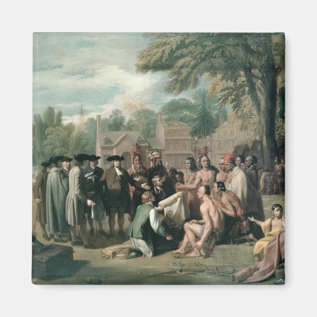 Imã Tratado de William Penn com os índios (Frente)