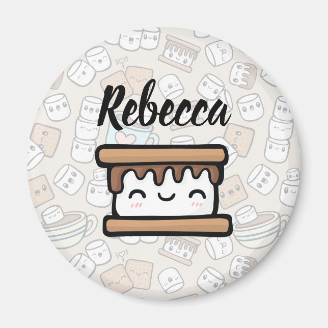 Imã Tratamentos marshmallow (Frente)