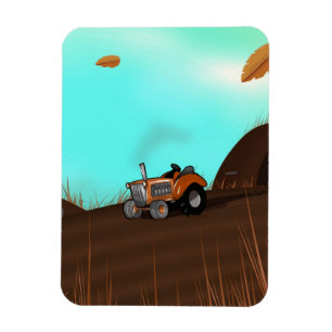 Ímã Trator agrícola vintage