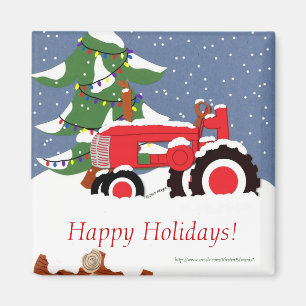 Imã Trator para o Natal