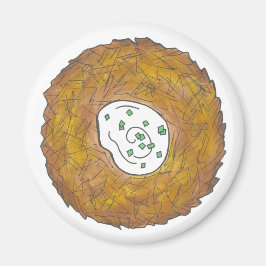 Imã Trava Batata Pancakes Deli Delicatessen Cook Chef