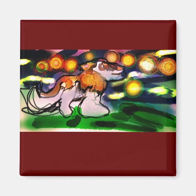 Imã Travesseiro de Ênfase de Entrada de Porta do Magne (Frente)