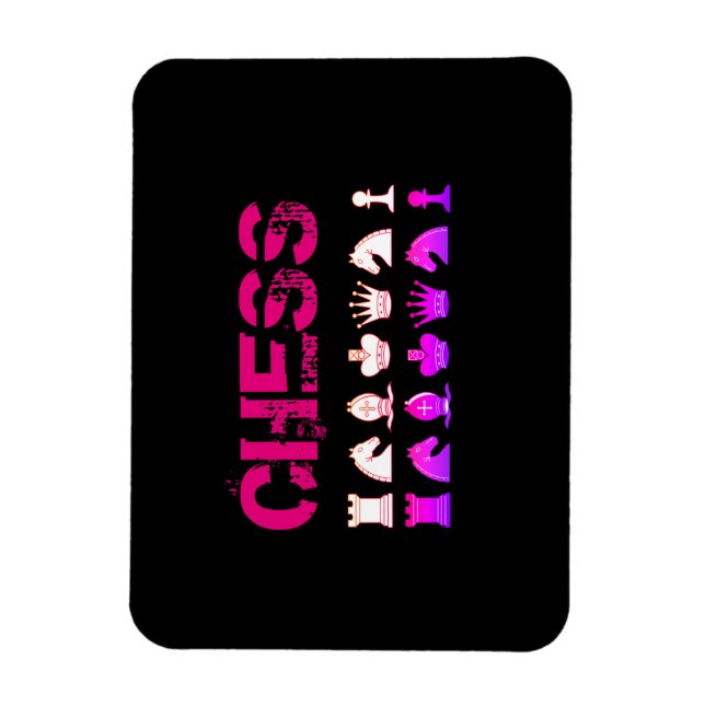 Ímã travesseiro de xadrez (Vertical)