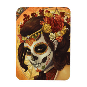 Ímã Travesseiro decorativo Dia De Los Muertos