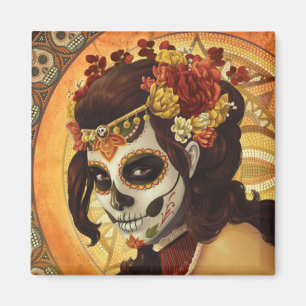 Imã Travesseiro decorativo Dia De Los Muertos