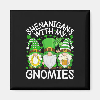 Imã Travessuras Com Meu Gnomies Dia de São Patrício Gn