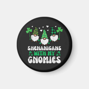 Imã Travessuras de São Patrício Com Gnomies Gnomos