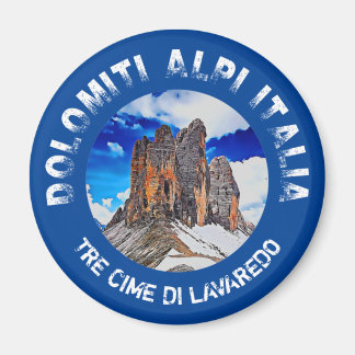Imã Tre Cime di Lavaredo. Dolomés. Itália.