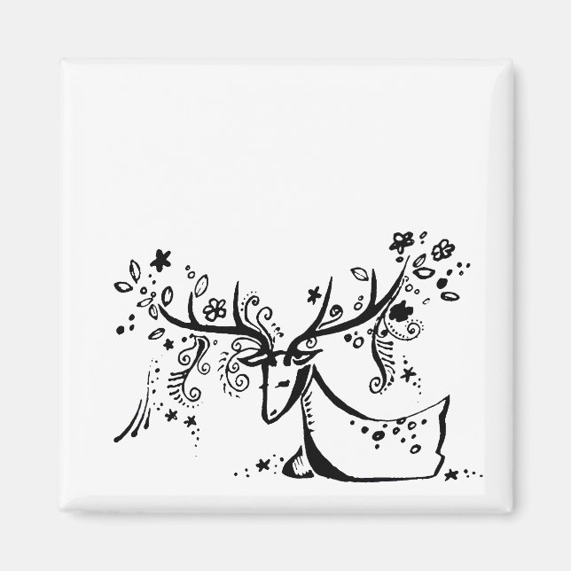 Imã Tree Deer (Frente)