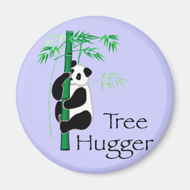 Imã Tree Hugger Panda (Frente)