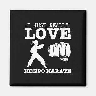 Imã Treinador Americano Kenpo Girl, Eu amo Kenpo