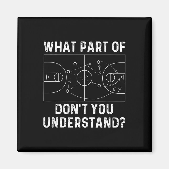 Imã Treinador de basquete, que parte do que você não e (Frente)