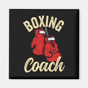 Imã Treinador de Boxe Legal Luvas Vermelhas Kickboxing