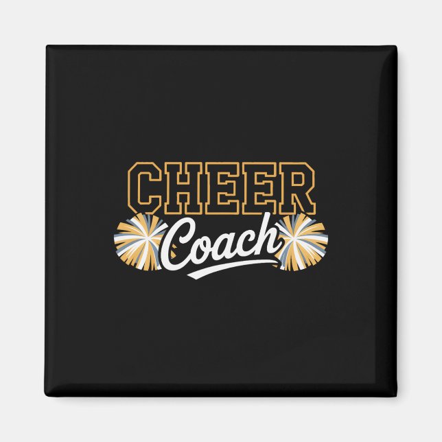 Imã Treinador de Cheerleading Equipe Dedicada Mentor P (Frente)