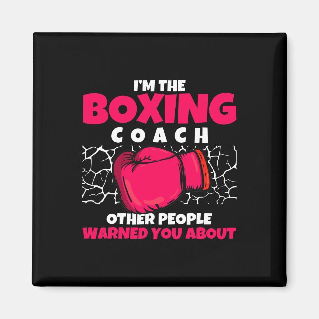 Imã Treinador de Clube de Boxe de Boxeador Kickboxing  (Frente)