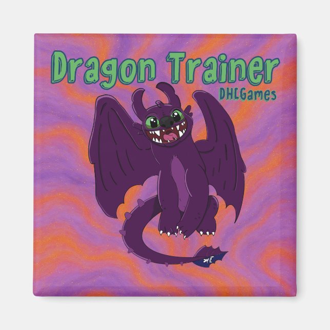 Imã Treinador de Dragão Pequeno Ímã (Frente)