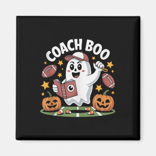 Imã Treinador de Futebol Fantasma Engraçado Design de