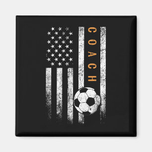 Imã Treinador de Futebol Projeto da Bandeira Americana