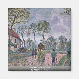 Imã Treinador de Louveciennes por Pissarro Camilo